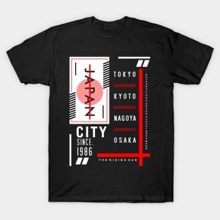 Urban City Design - Japan Tokyo Nagoya Kyoto Osaka T-Shirt